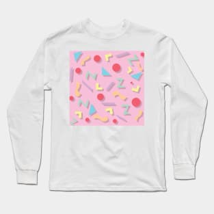 Funky 90 Pattern v1 Long Sleeve T-Shirt